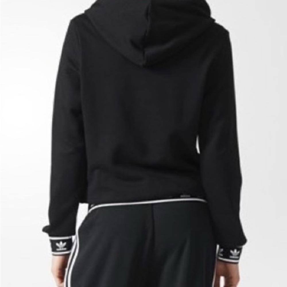 Adidas Originals Bayan Tape Logo Hoodie NWOT - Picture 3 of 9